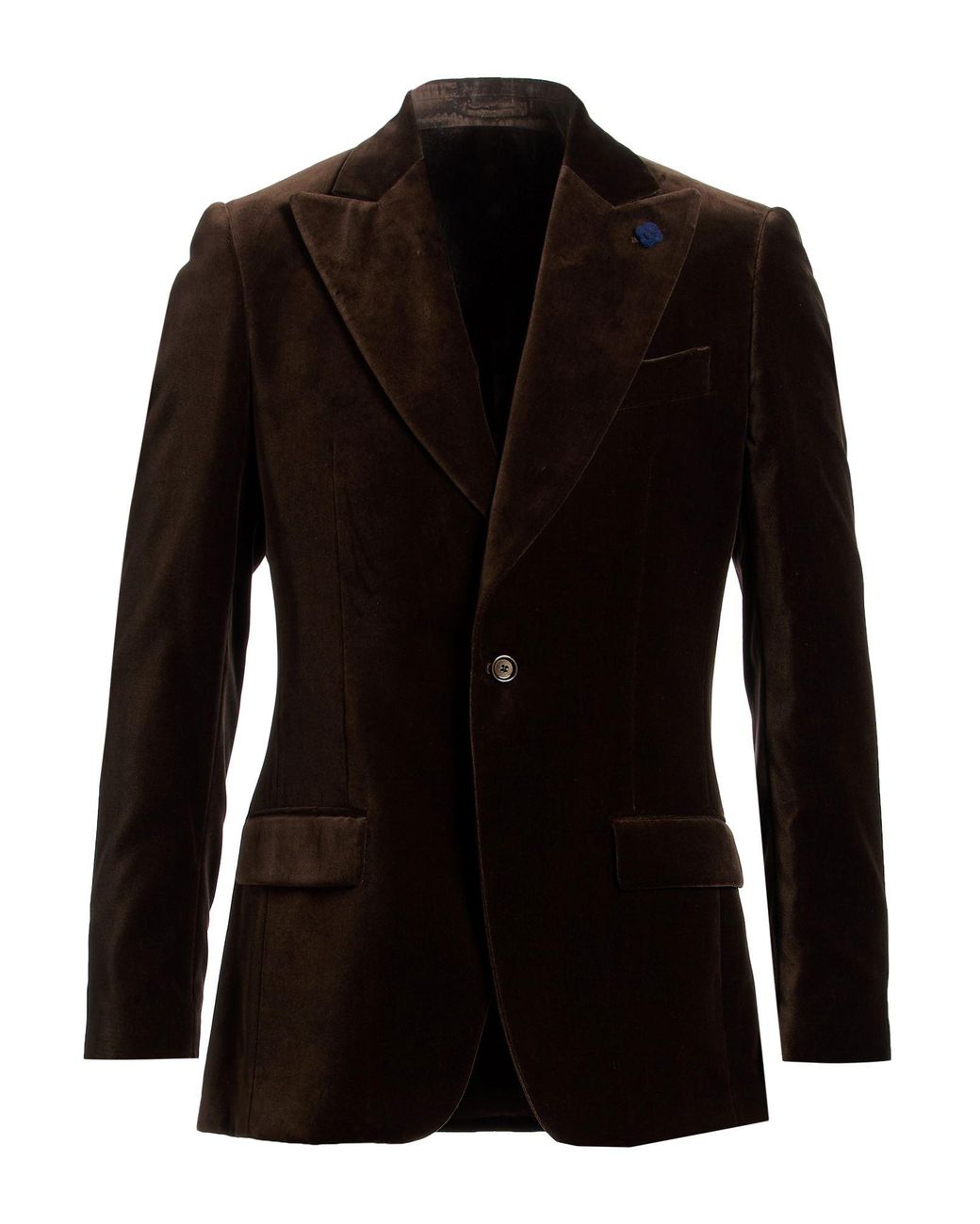 Lardini Black Blazer Cotton, Viscose for men