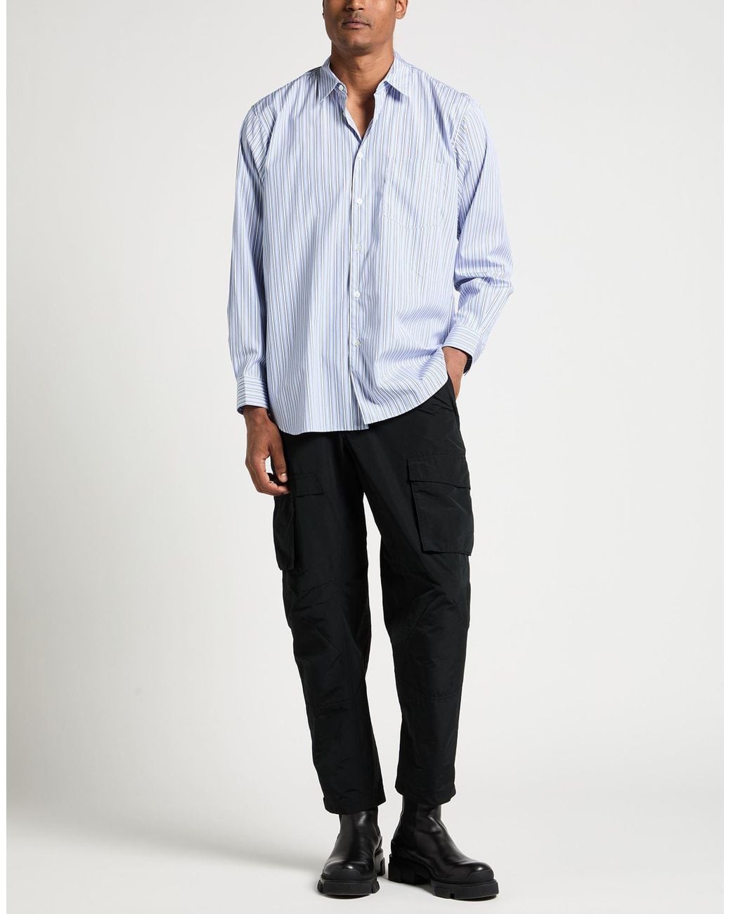 Camisa Comme des Garçons de hombre de color Blue