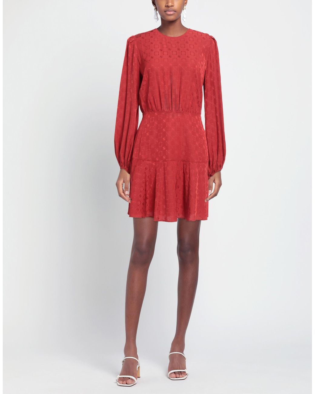 Maje Red Mini Dress
