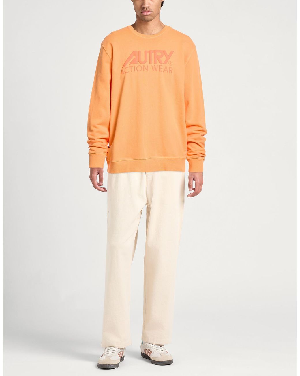 Autry Orange Sweatshirt for men