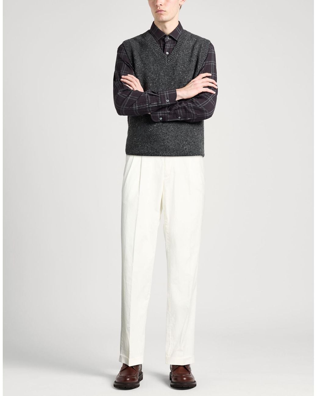 Drumohr White Pants for men