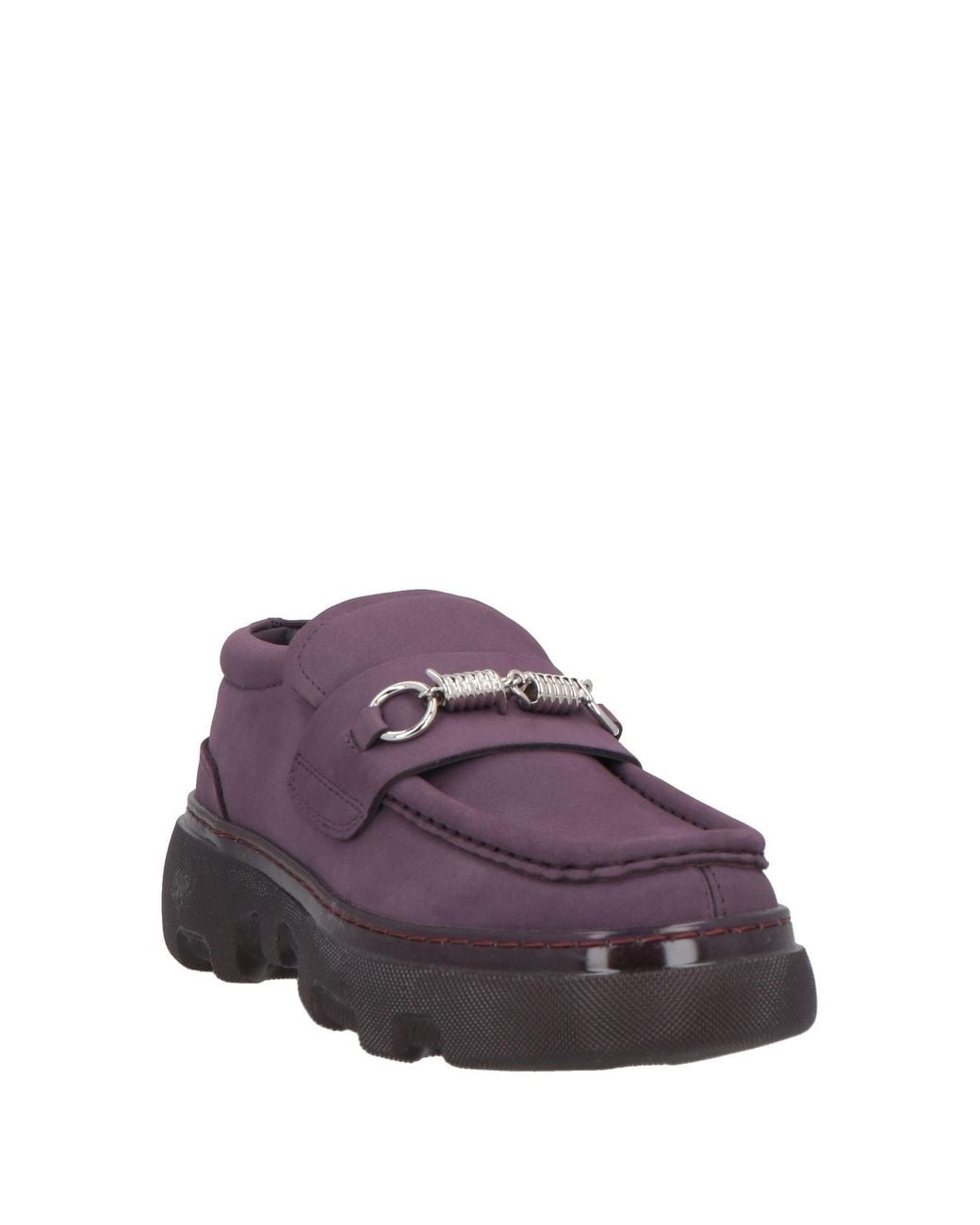 Burberry Purple Mokassin