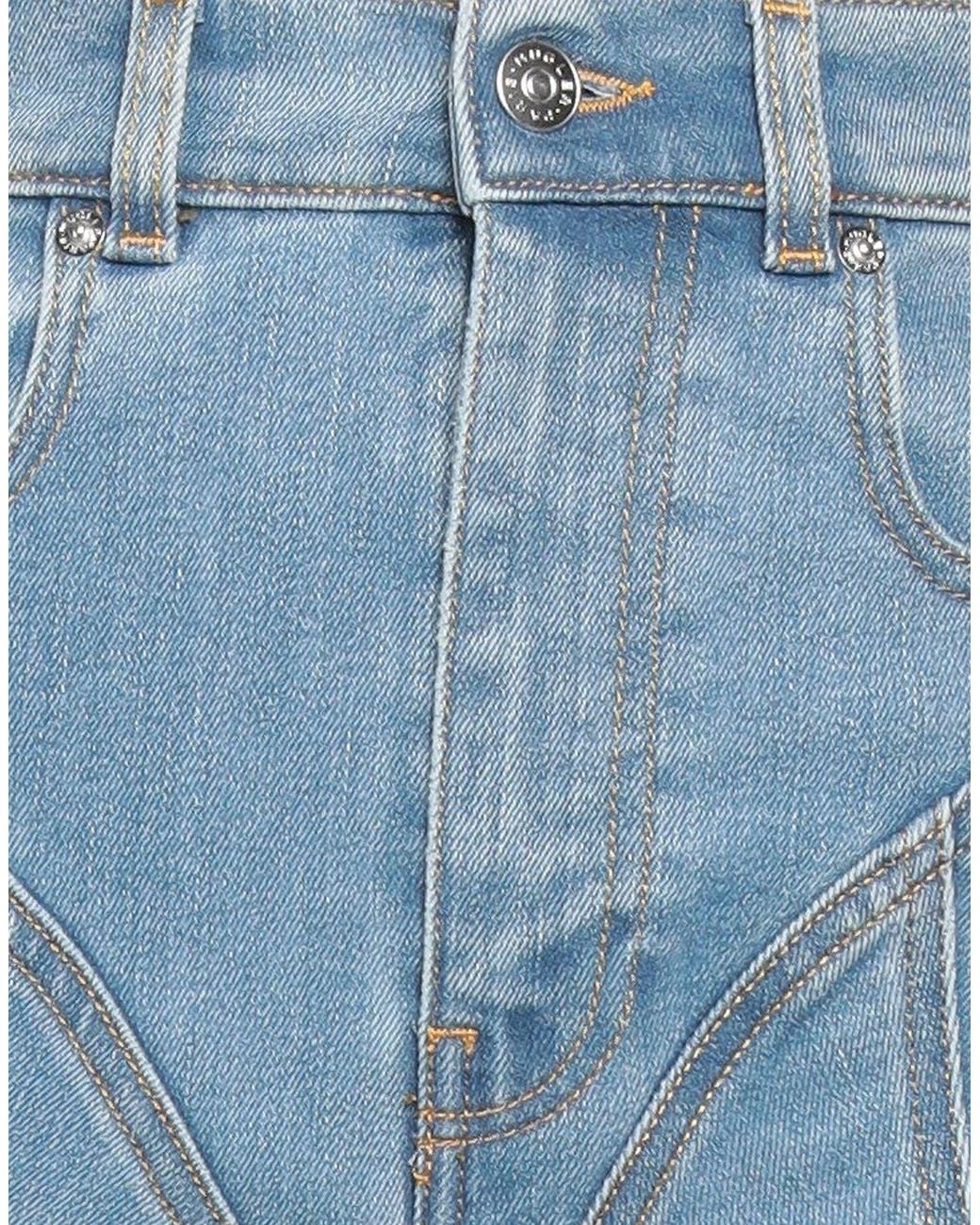 Mugler Blue Jeans Cotton, Elastomultiester, Elastane