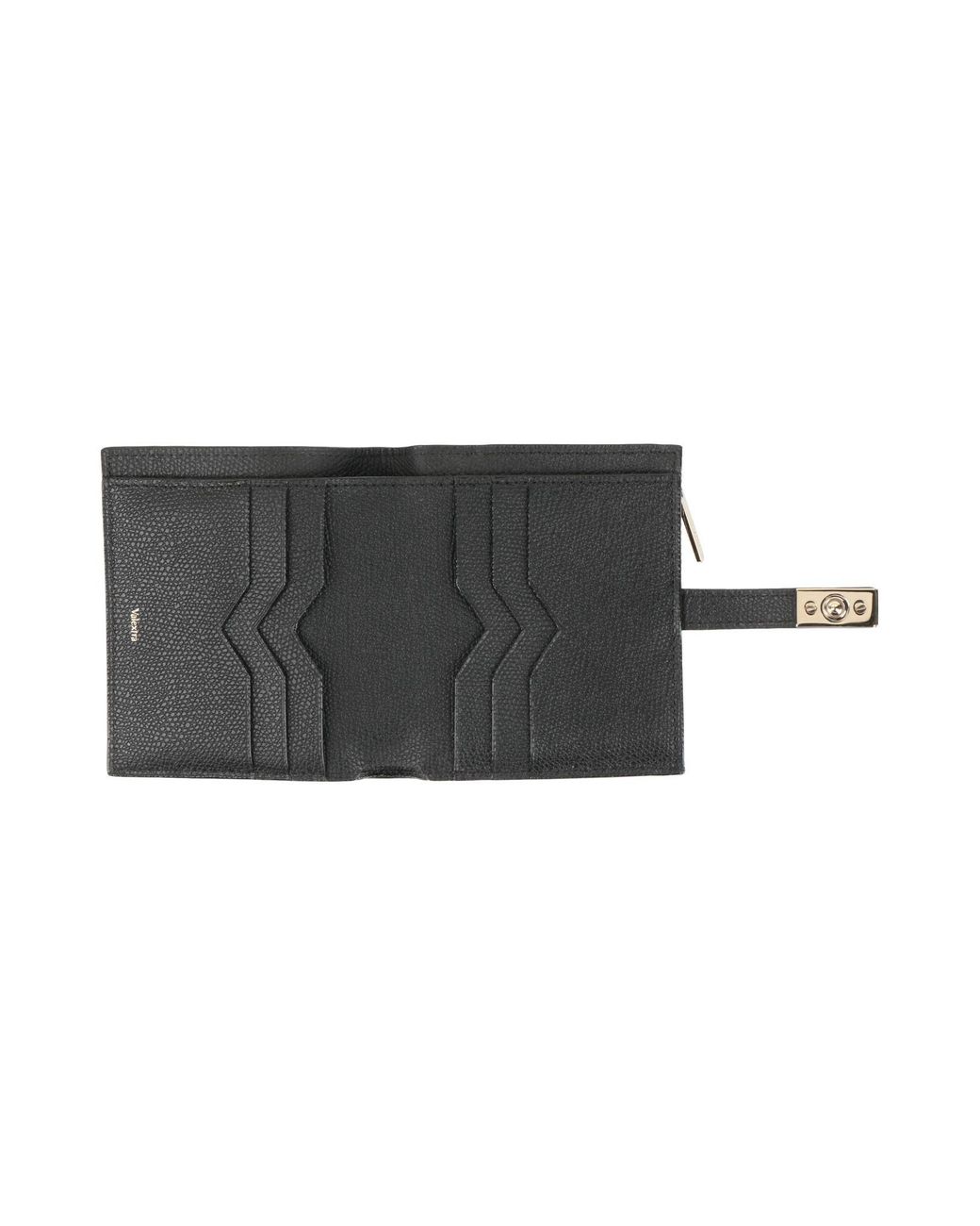 Valextra Black Wallet Calfskin