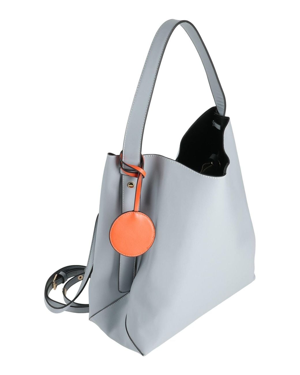 ALESSIA SANTI Gray Light Shoulder Bag Polyurethane