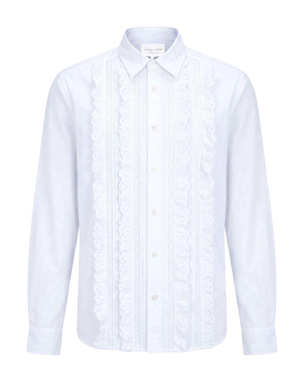 Antik Batik White Shirt Cotton for men