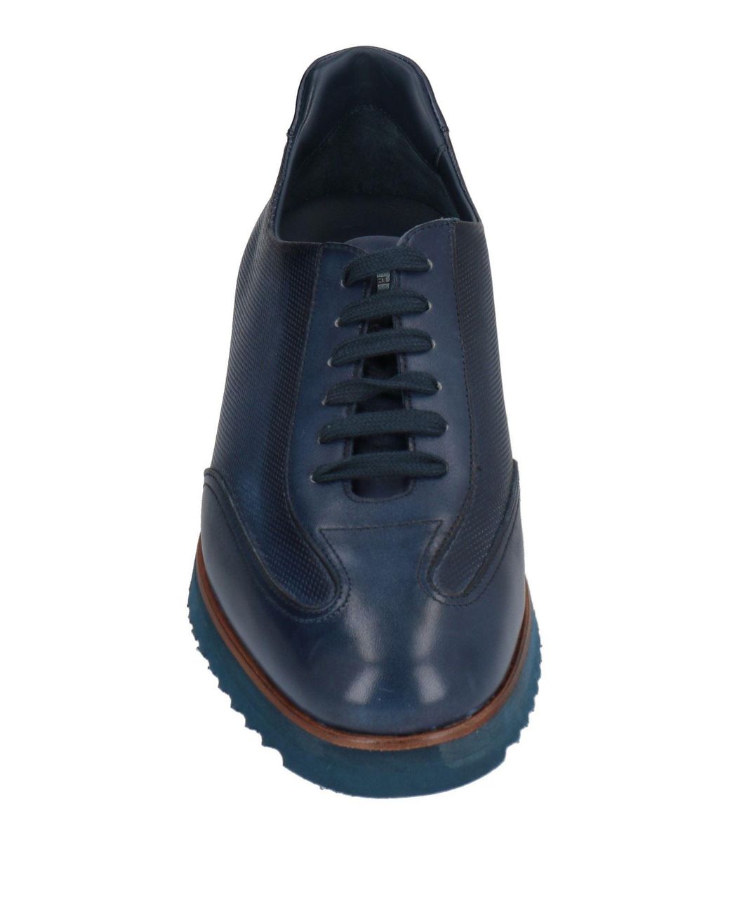 Sutor Mantellassi Blue Sneakers Leather for men