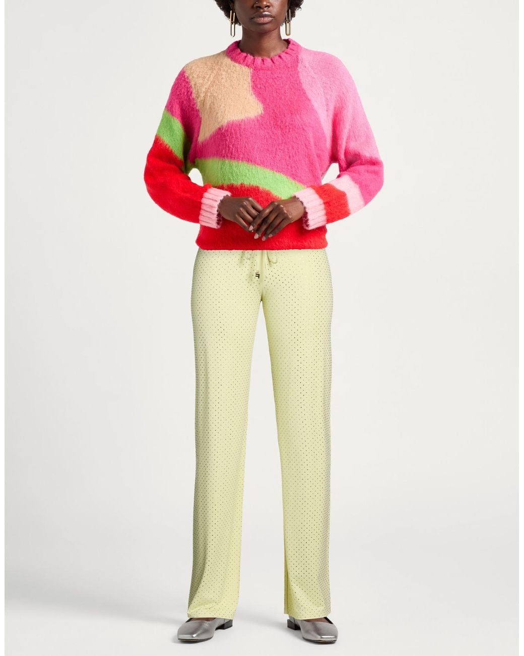 Fisico Yellow Lime Pants Polyamide, Elastane
