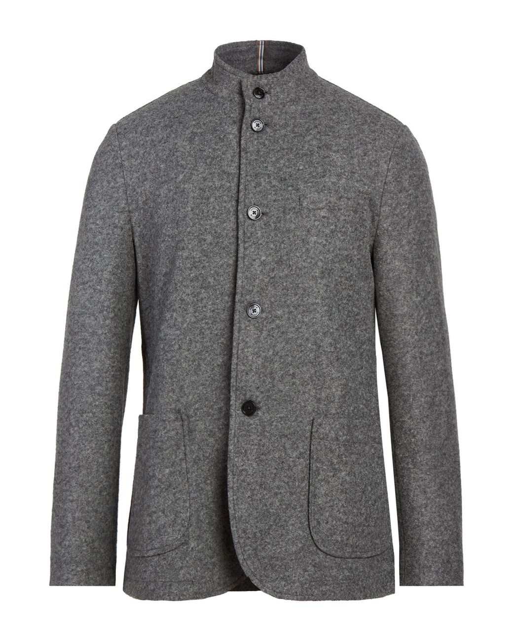 DISTRETTO 12 Gray Blazer Polyester, Virgin Wool for men