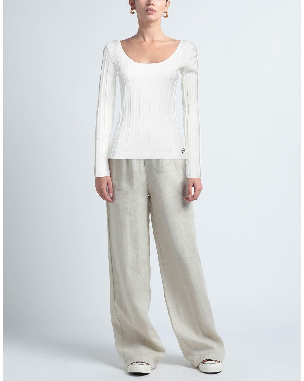 Pinko White Jumper