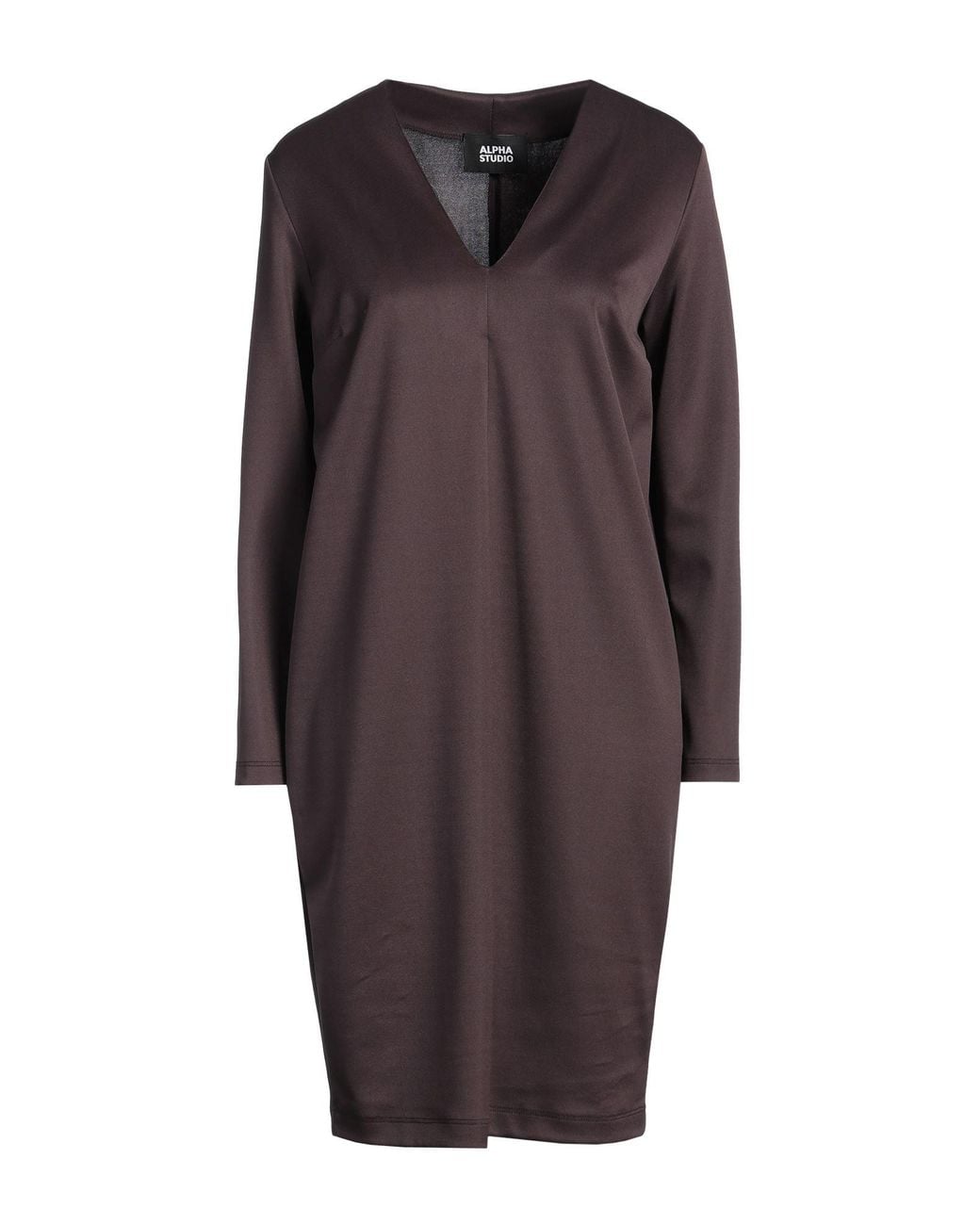 Alpha Studio Brown Mini Dress