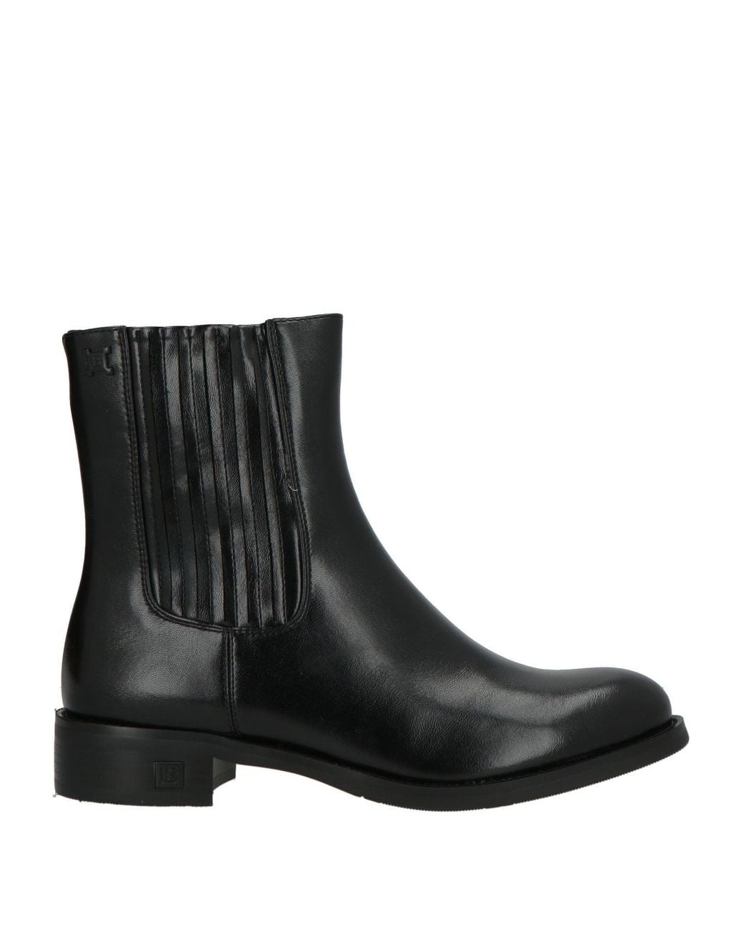 Laura Biagiotti Black Ankle Boots Synthetic Material