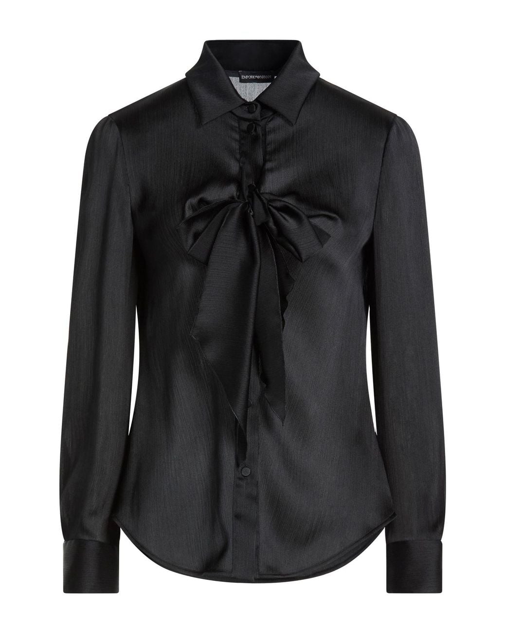 Emporio Armani Black Shirt Polyester