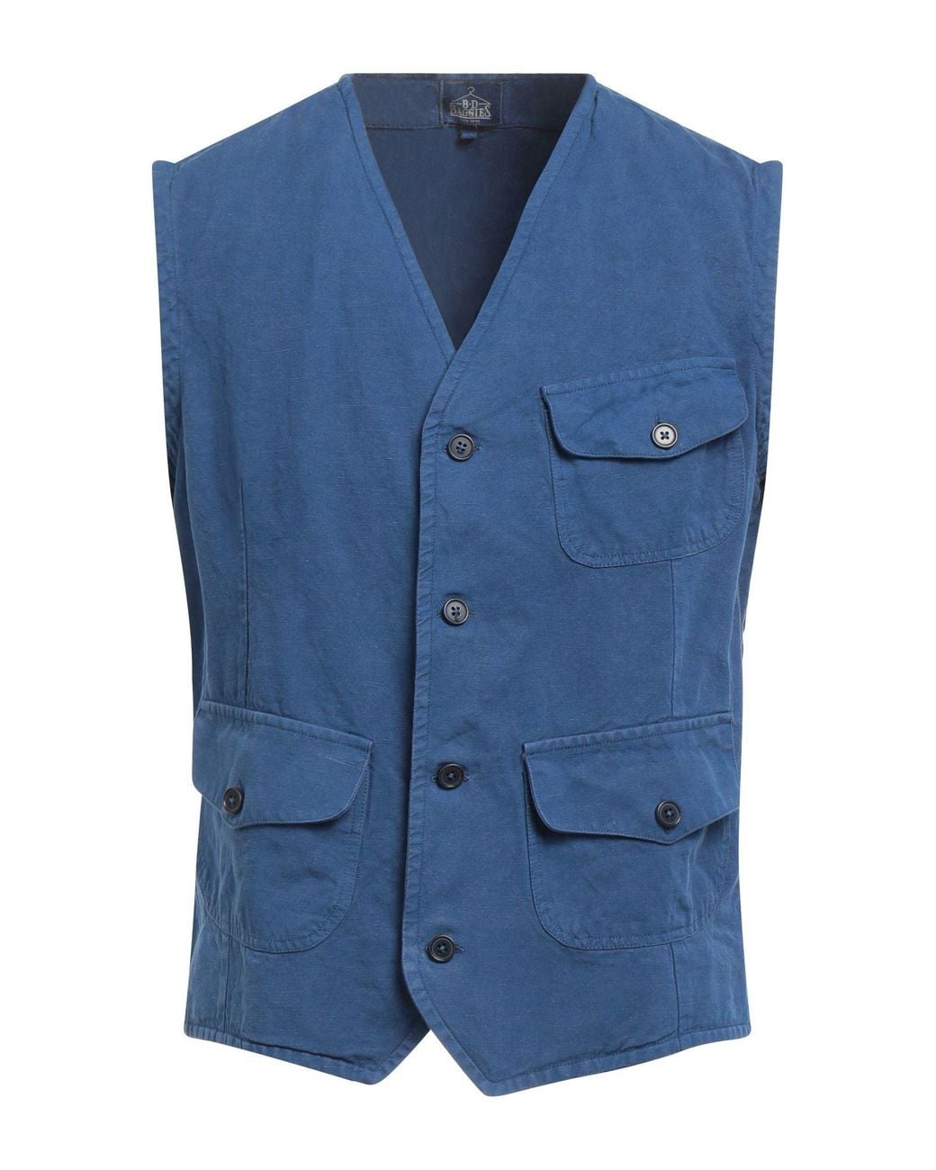 B.D. Baggies Blue Waistcoat for men