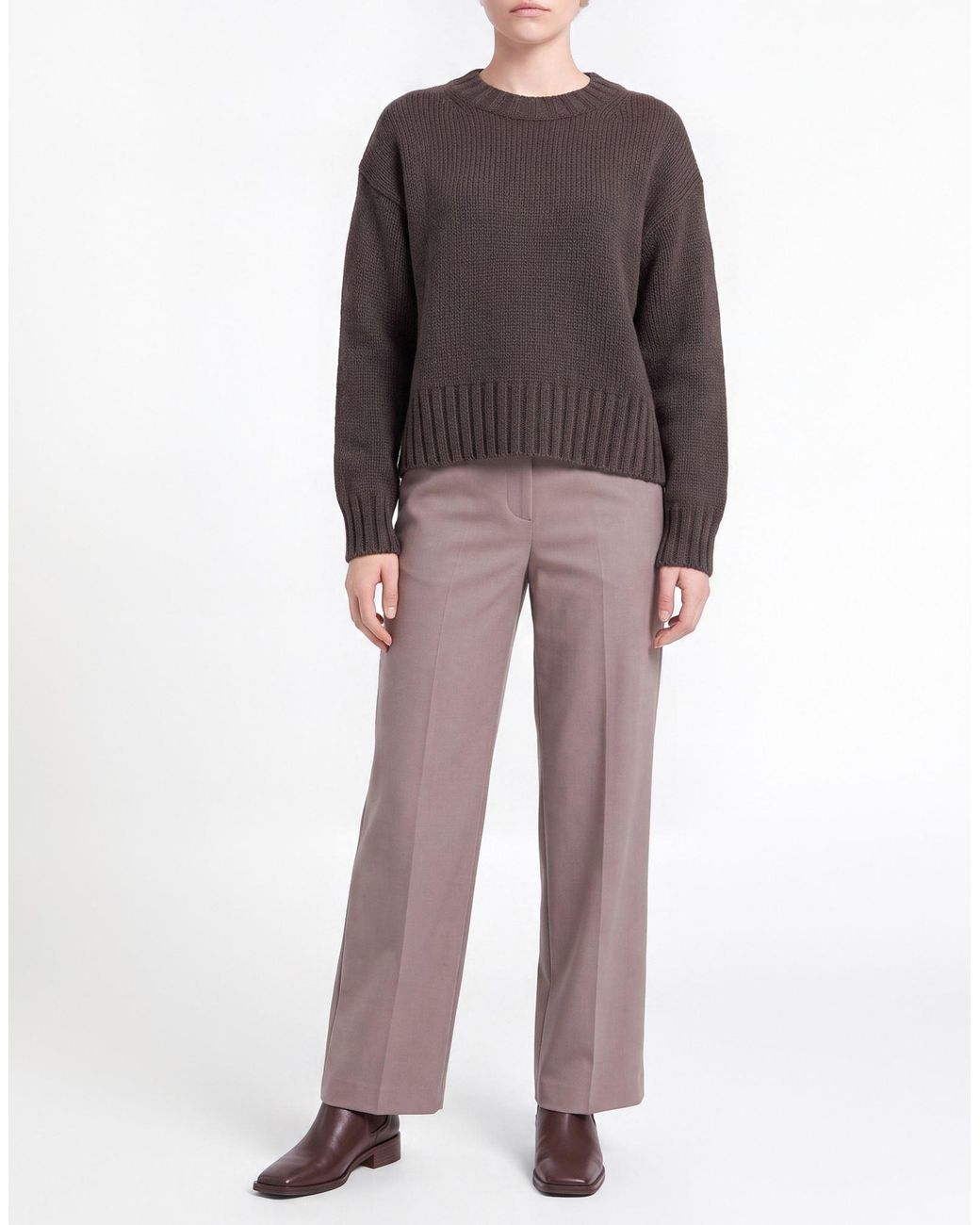 Aragona Brown Sweater Cashmere