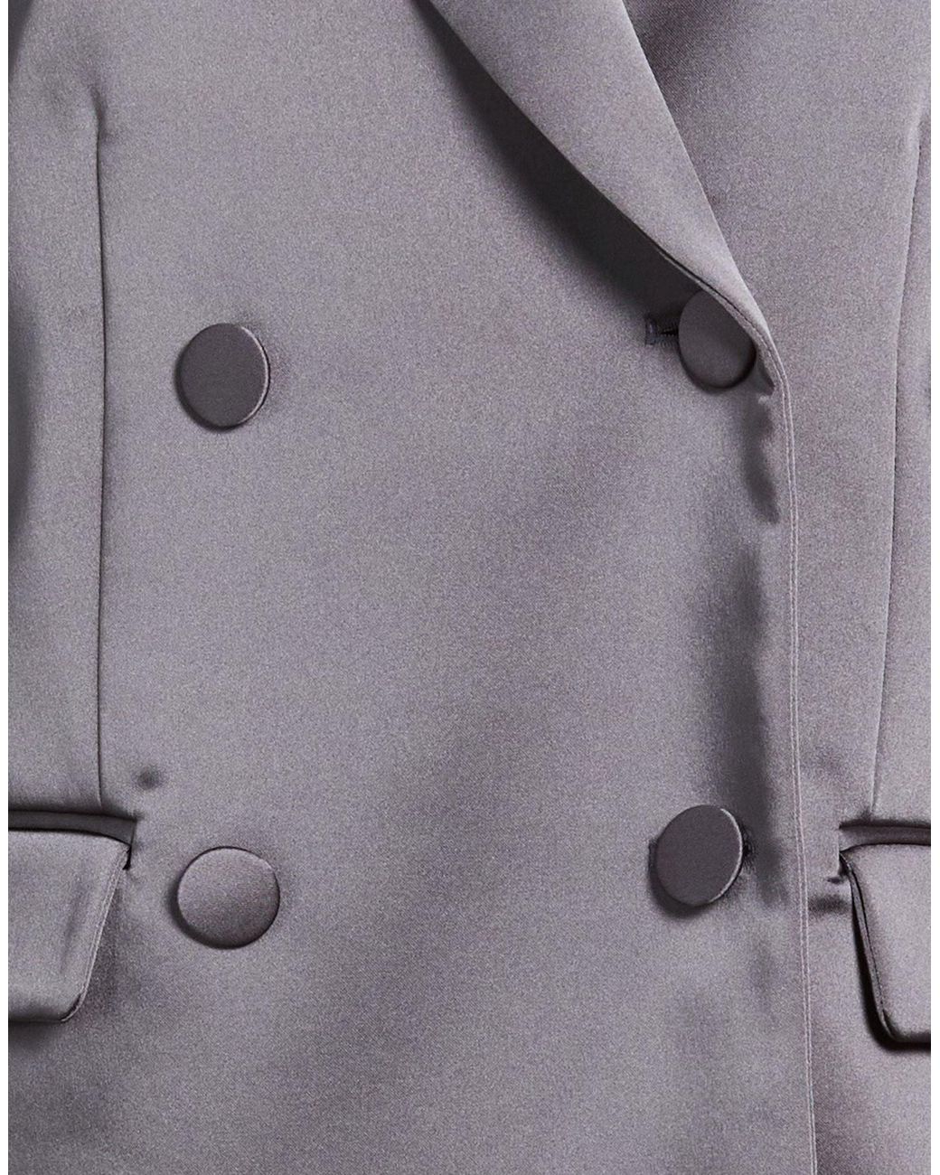 Maliparmi Gray Blazer Polyester, Elastane