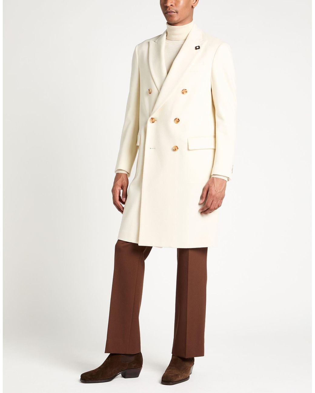 Lardini Natural Coat for men