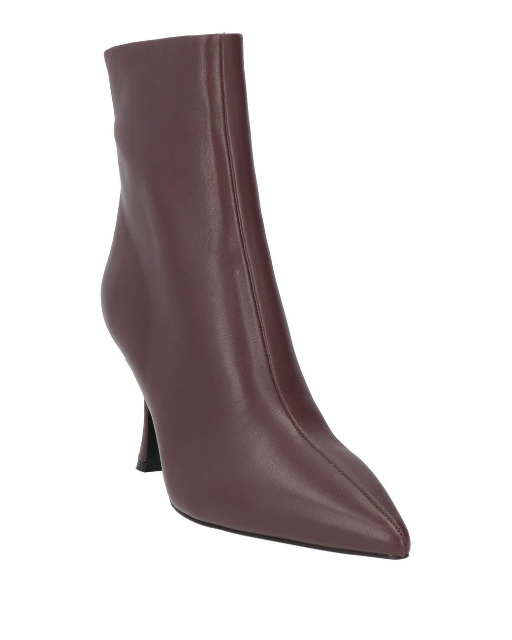 Tosca Blu Purple Burgundy Ankle Boots Leather