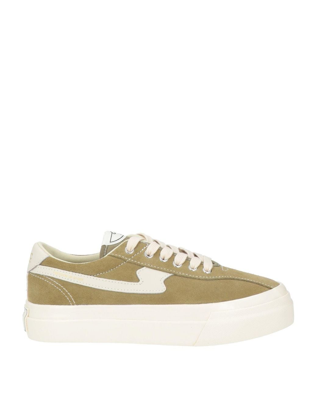 Stepney Workers Club Natural Military Sneakers Leather