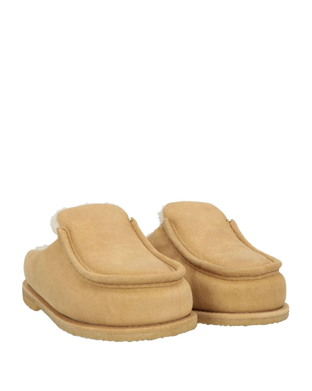 J.W. Anderson Natural Loafers Calfskin