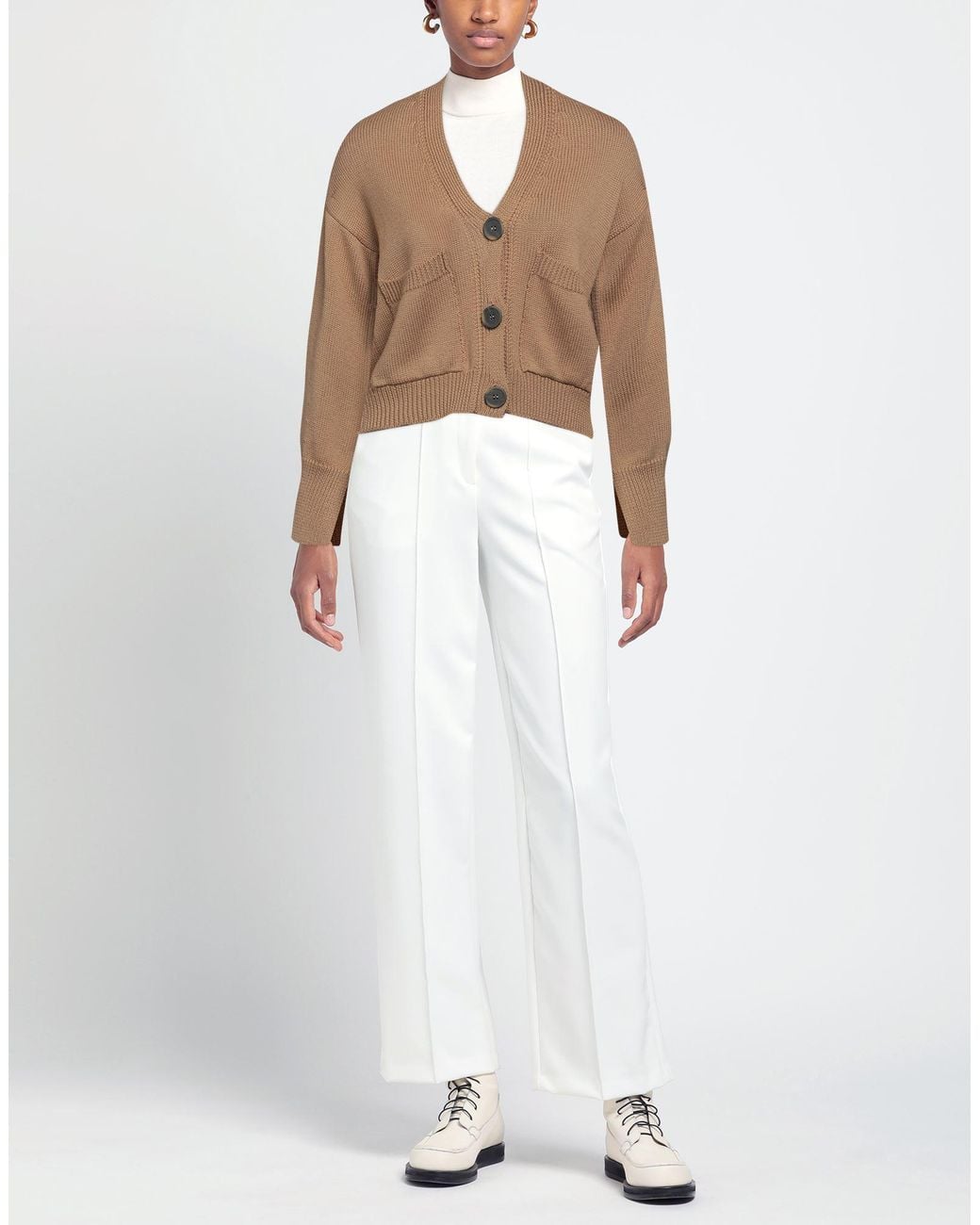 Cardigan Alpha Studio en coloris Brown