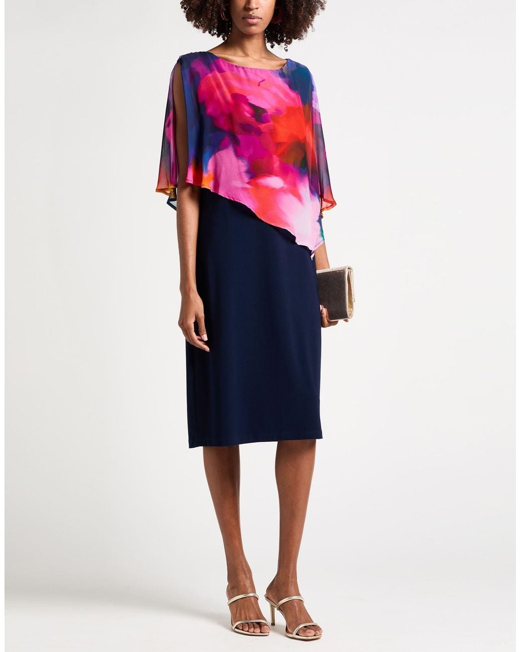 Vestido Midi FRANK LYMAN de color Blue