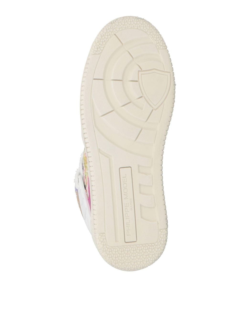 Philippe Model Pink Sneakers Leather, Textile Fibers