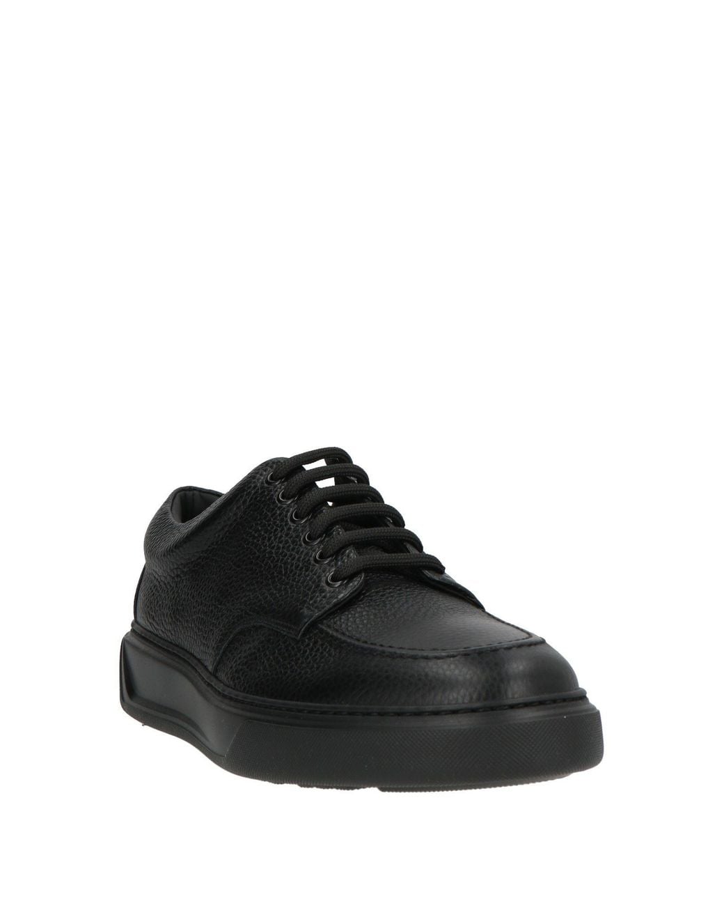 Giovanni Conti Black Lace-Up Shoes for men