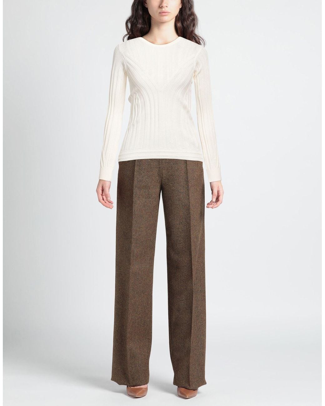 Pullover High de color White