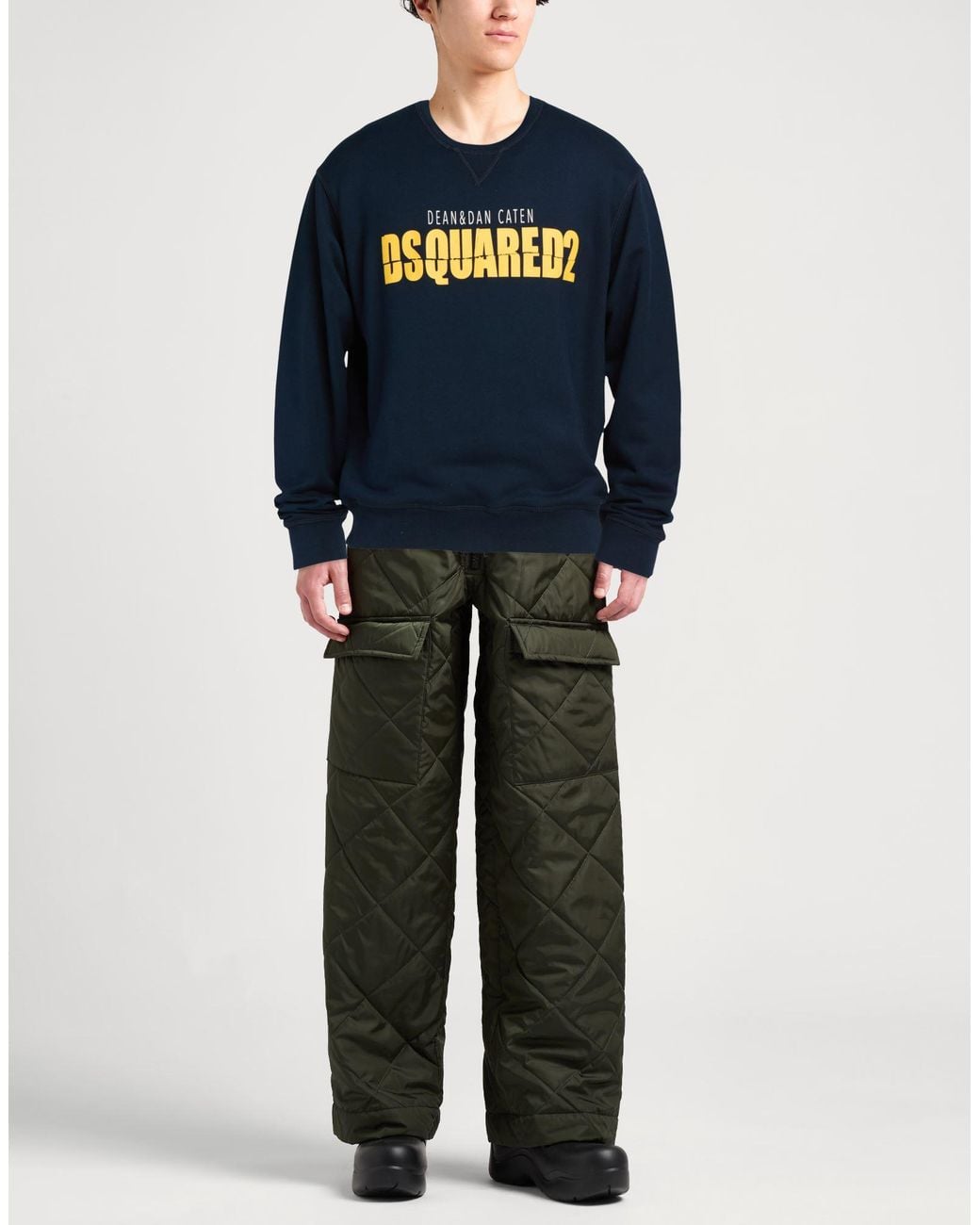 DSquared² Blue Midnight Sweatshirt Cotton for men