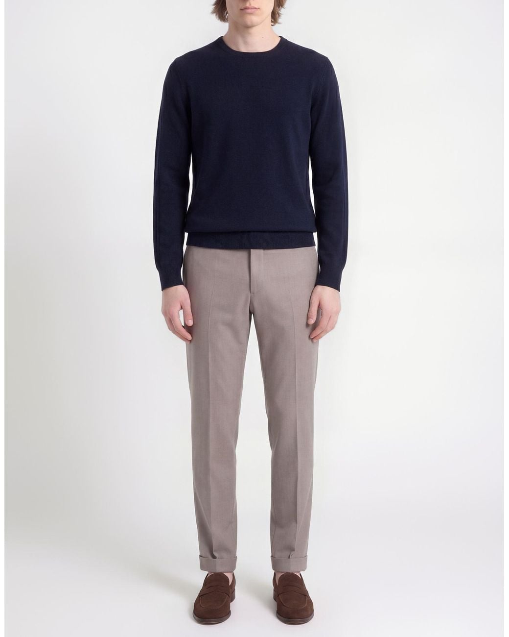 Fedeli Blue Midnight Sweater Cashmere for men