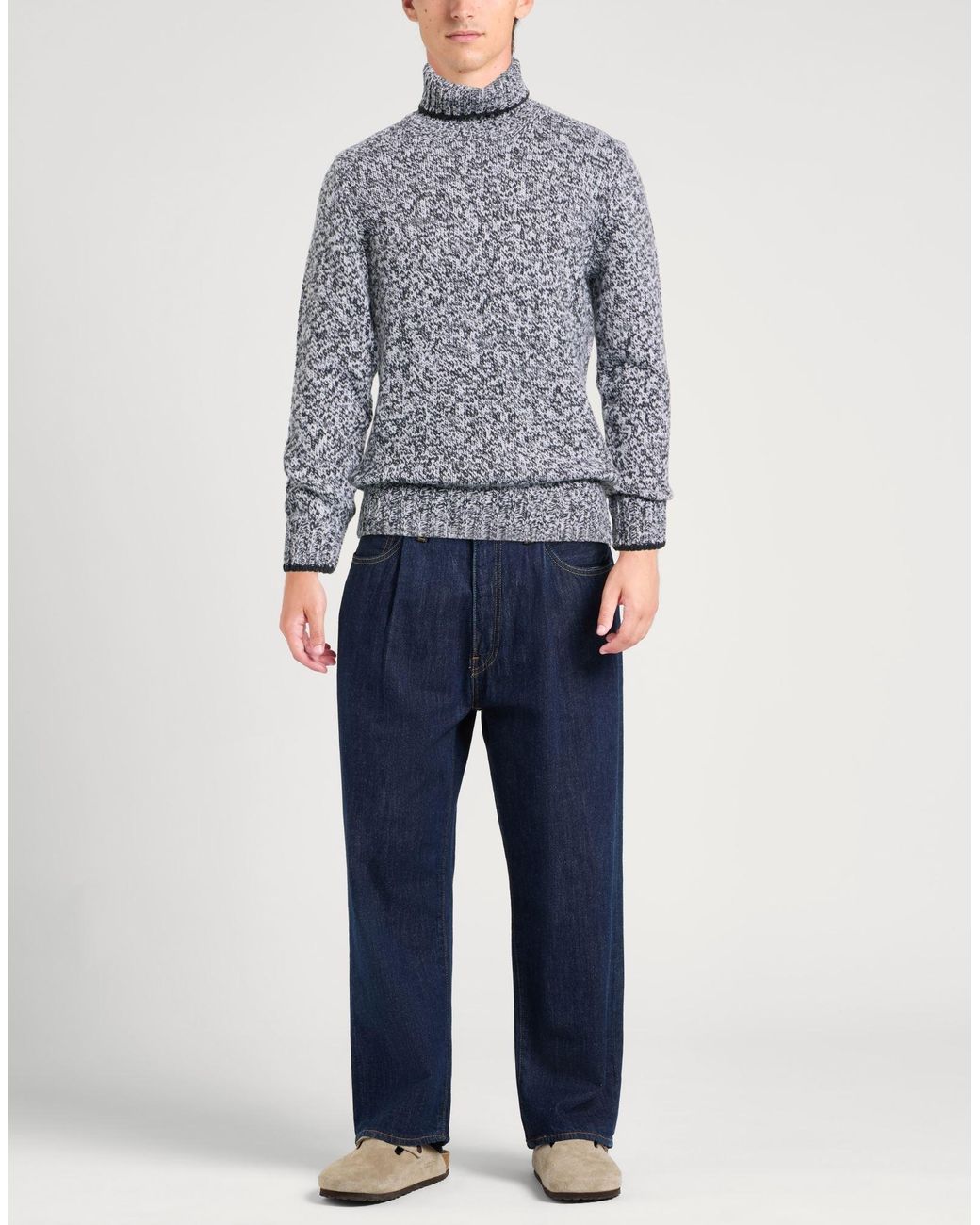 Gran Sasso Blue Turtleneck for men