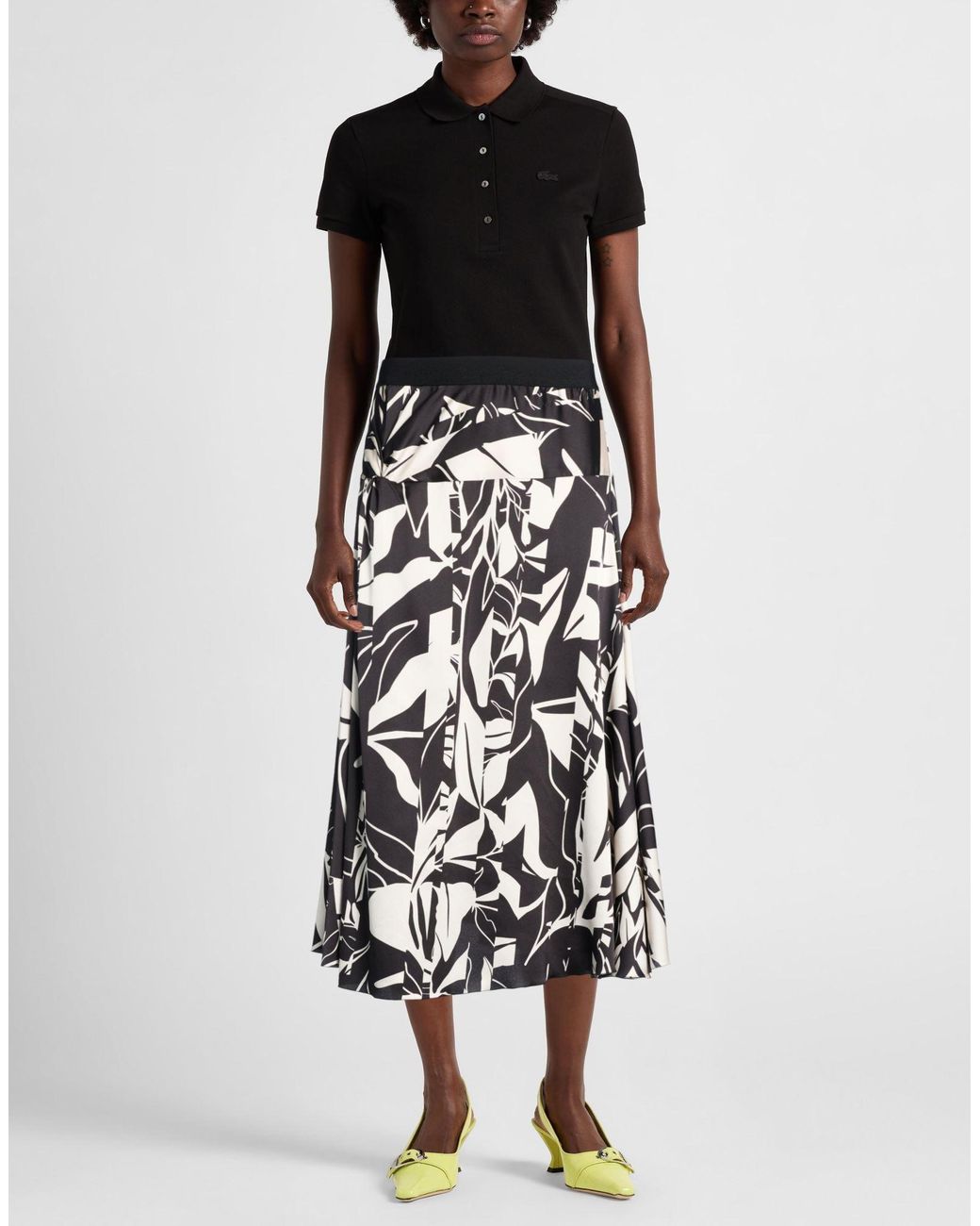 High Black Midi Skirts