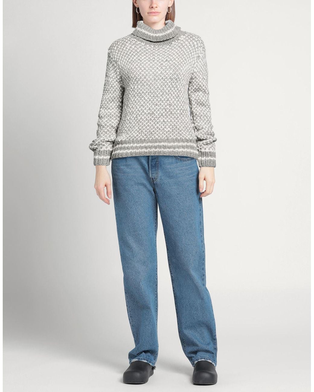 EXCUSE·MOI Gray Turtleneck Cashmere
