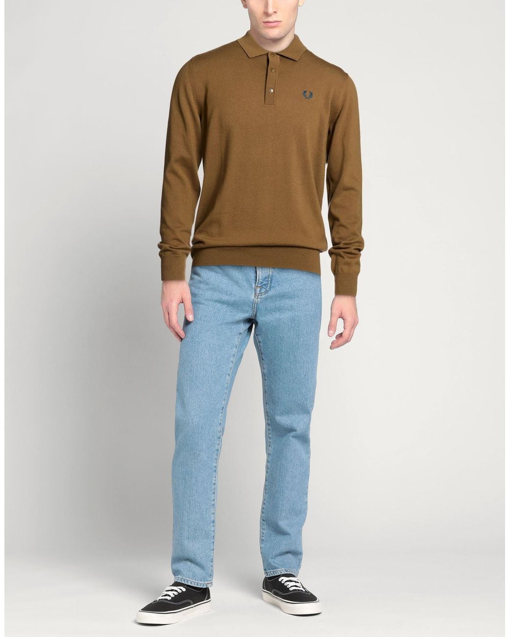 Pullover Fred Perry de hombre de color Brown