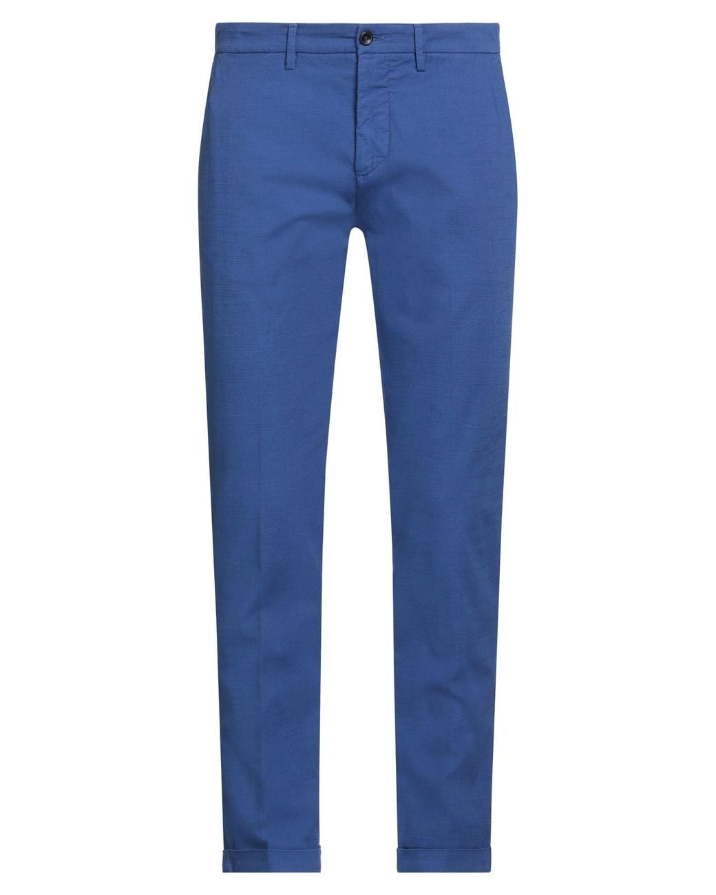 Harmont & Blaine Blue Pants Cotton, Elastane for men