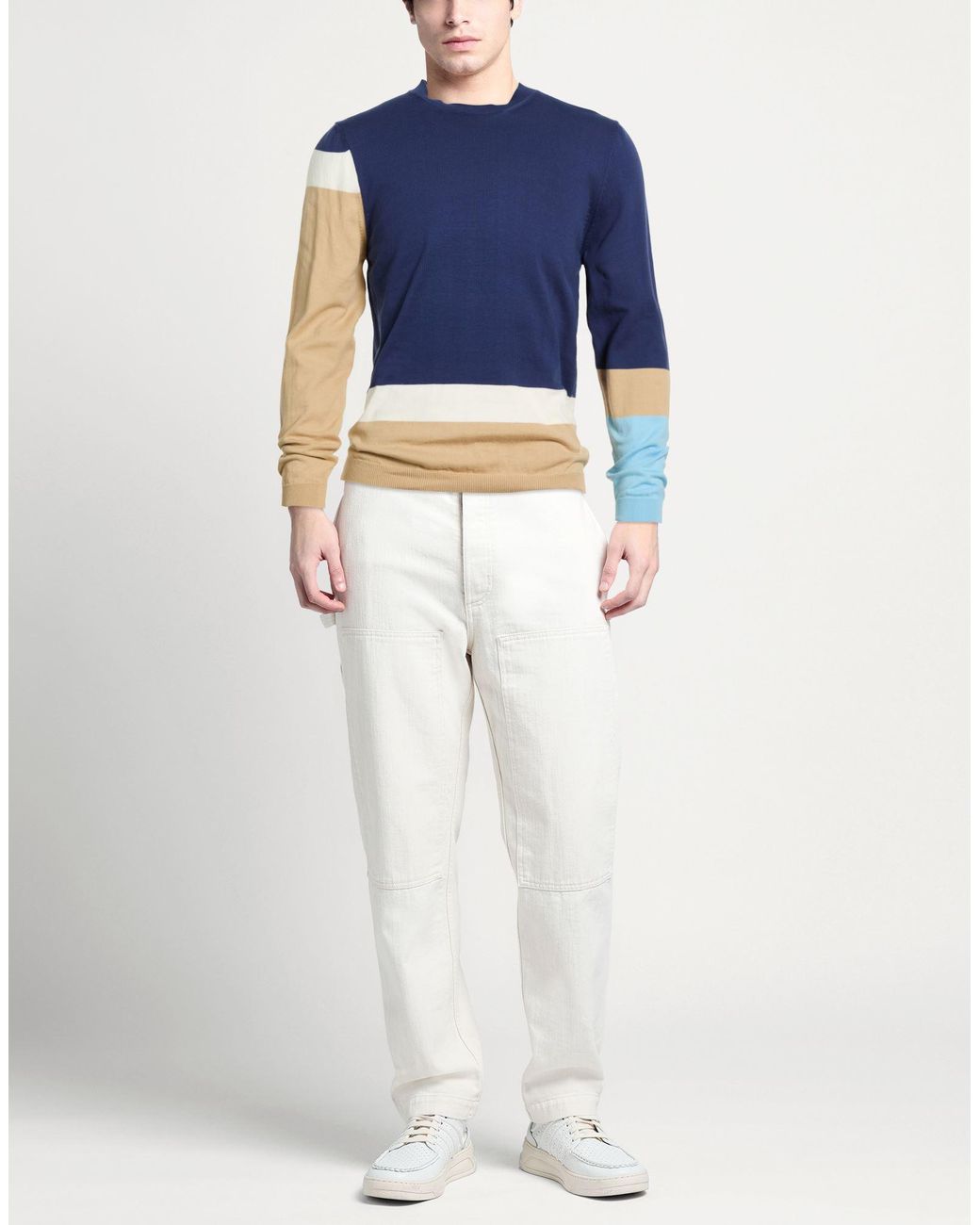 Pullover M.Q.J. de hombre de color Blue