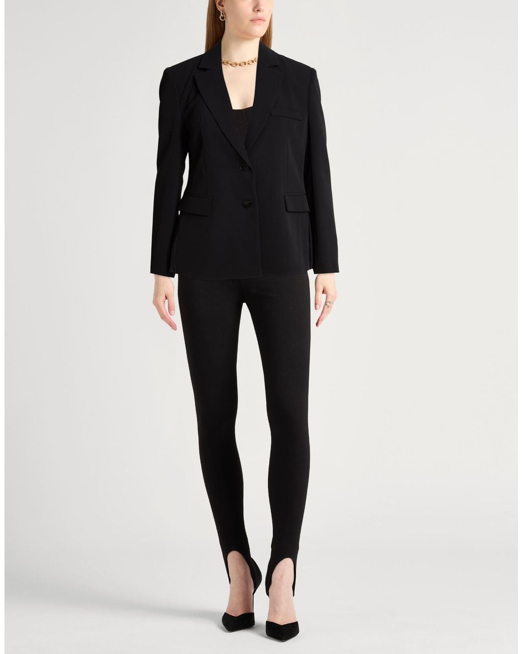 Imperial Black Blazer Polyester, Elastane