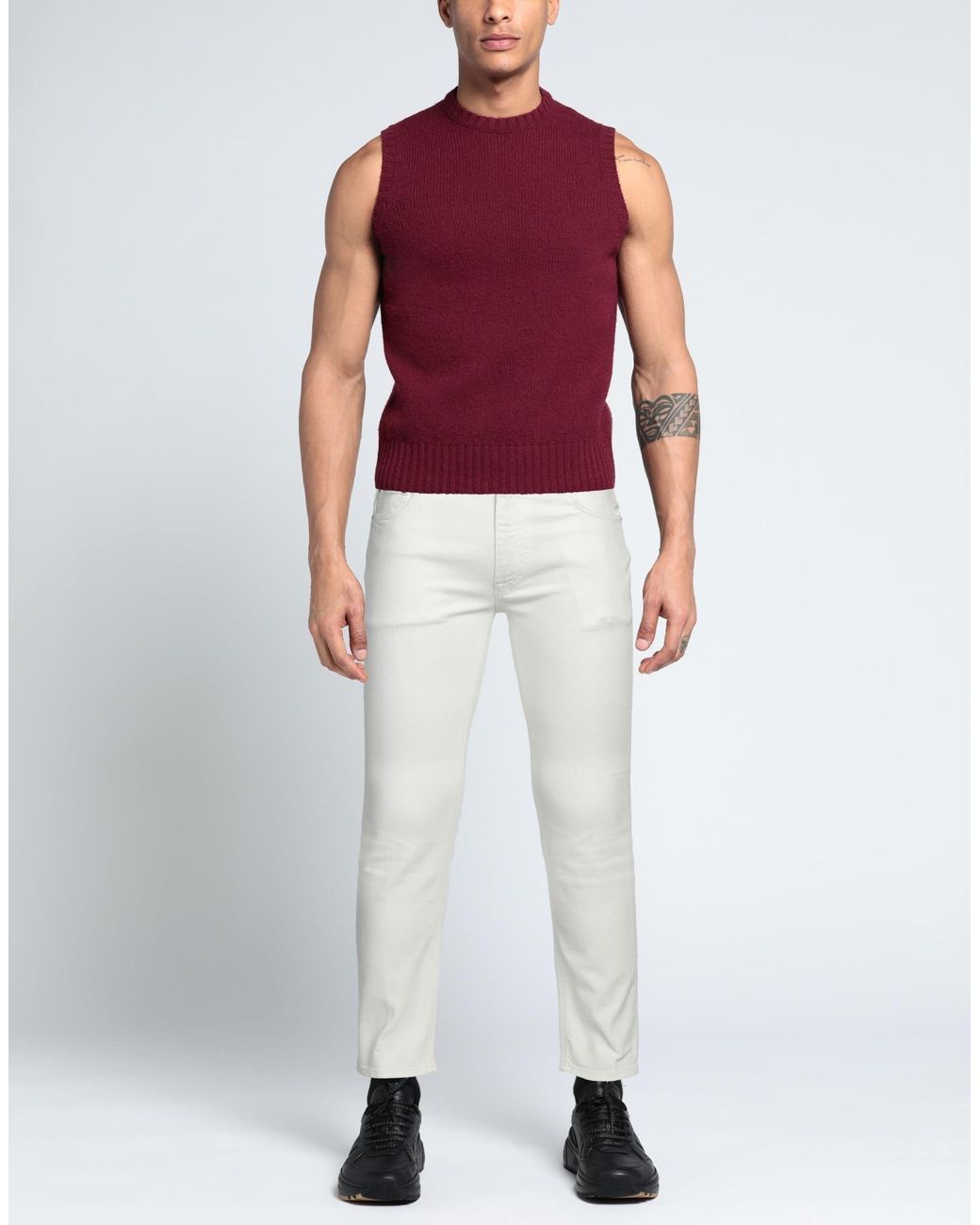 Grifoni White Jeans for men