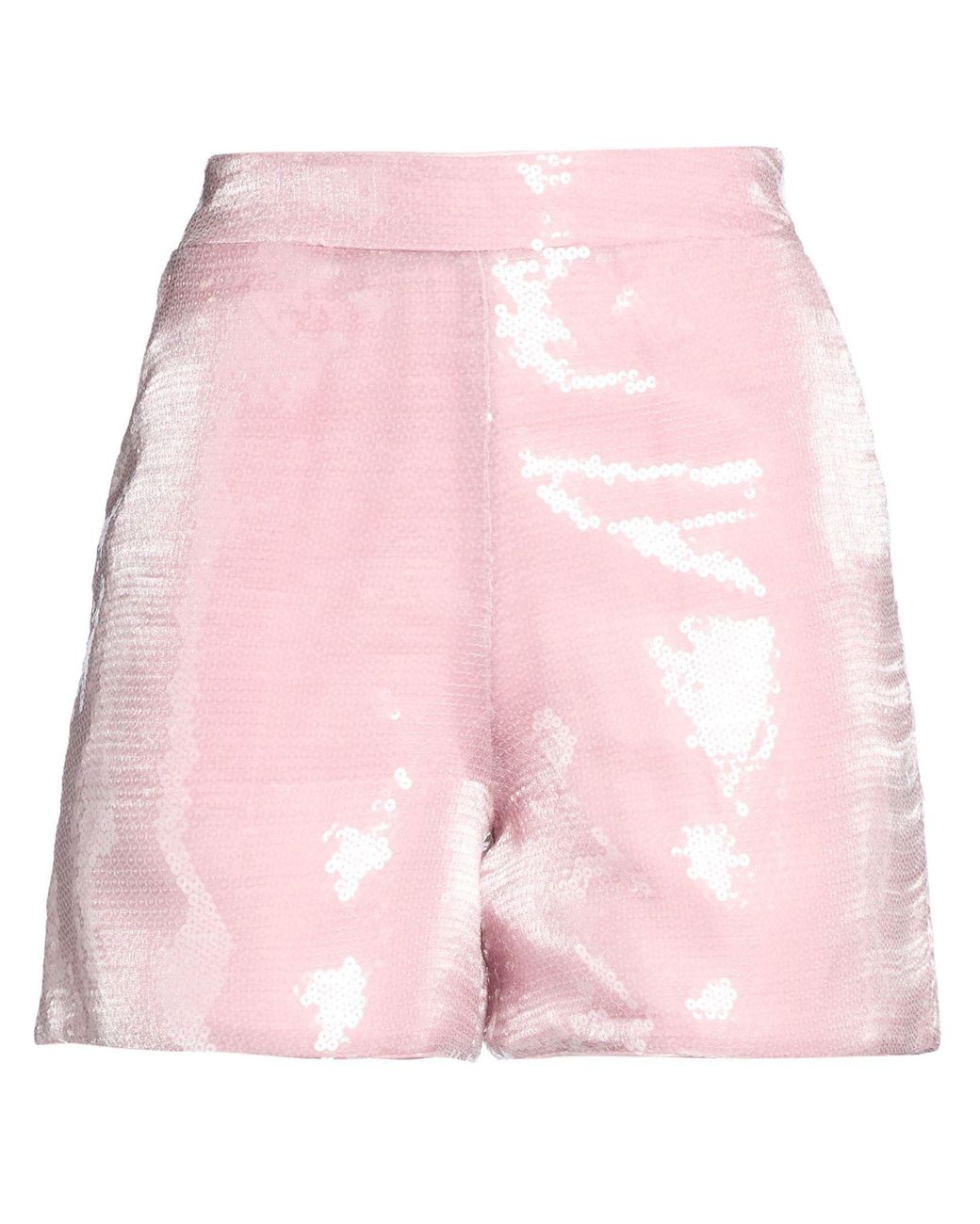 FEDERICA TOSI Pink Shorts & Bermuda Shorts Polyester