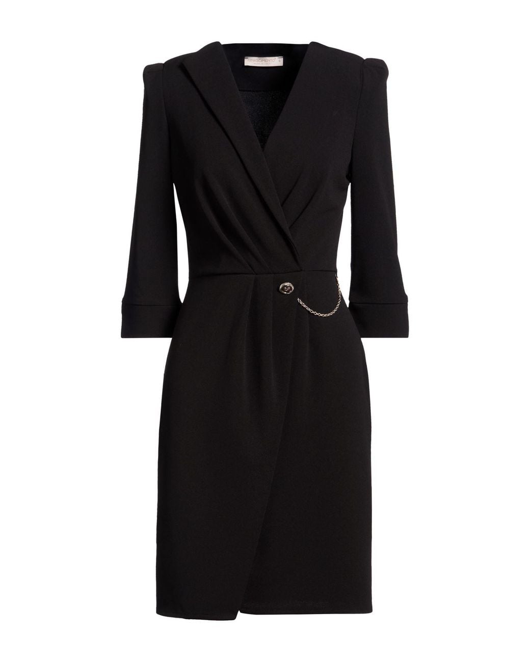 Rinascimento Black Midi Dress