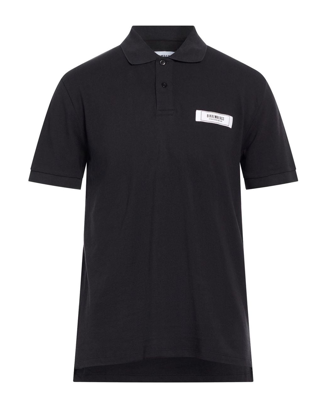 Bikkembergs Black Polo Shirt Cotton for men