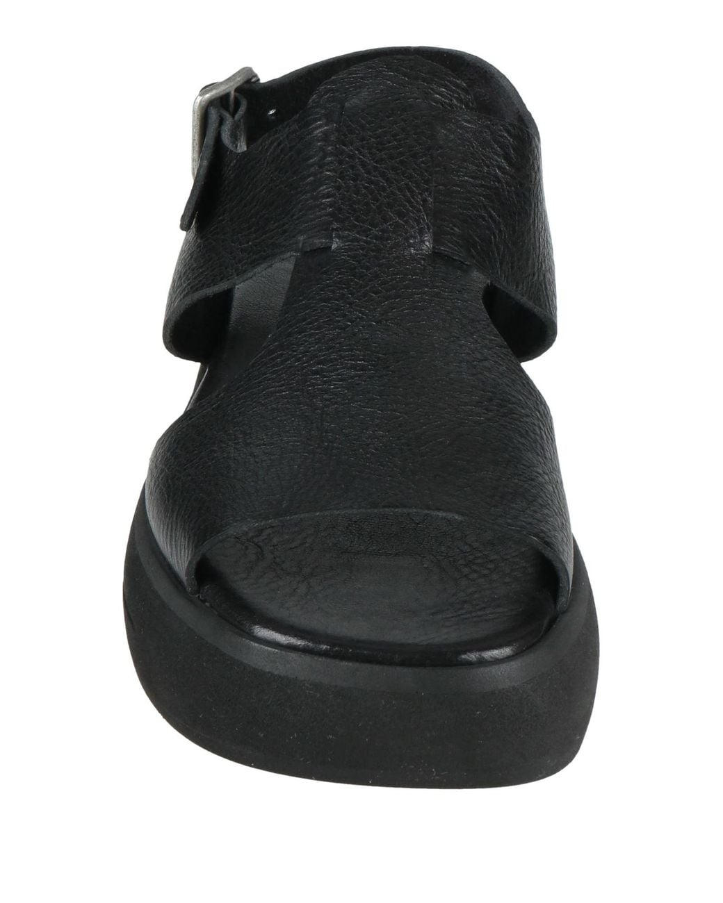 Moma Black Sandals Leather