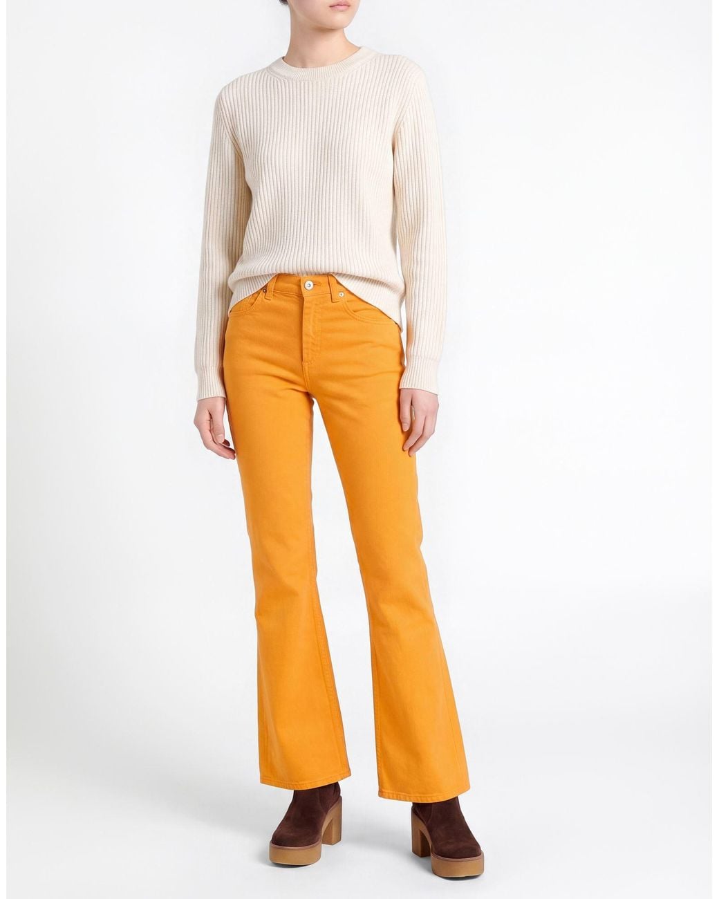 Grifoni Orange Jeans Cotton