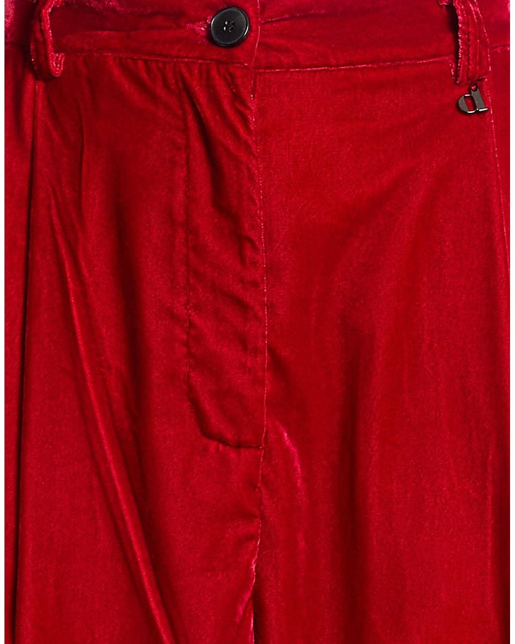 Dixie Red Pants Polyester