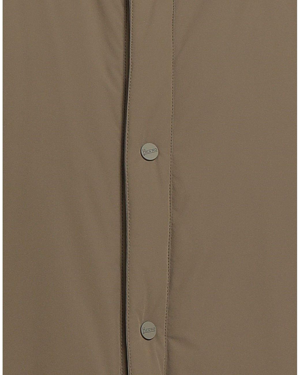Herno Brown Military Jacket Polyamide, Elastane, Polyurethane for men