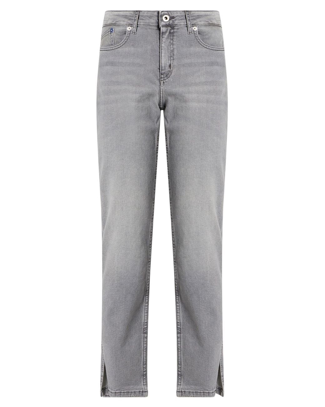 Karl Lagerfeld Gray Jeans Cotton, Elastane