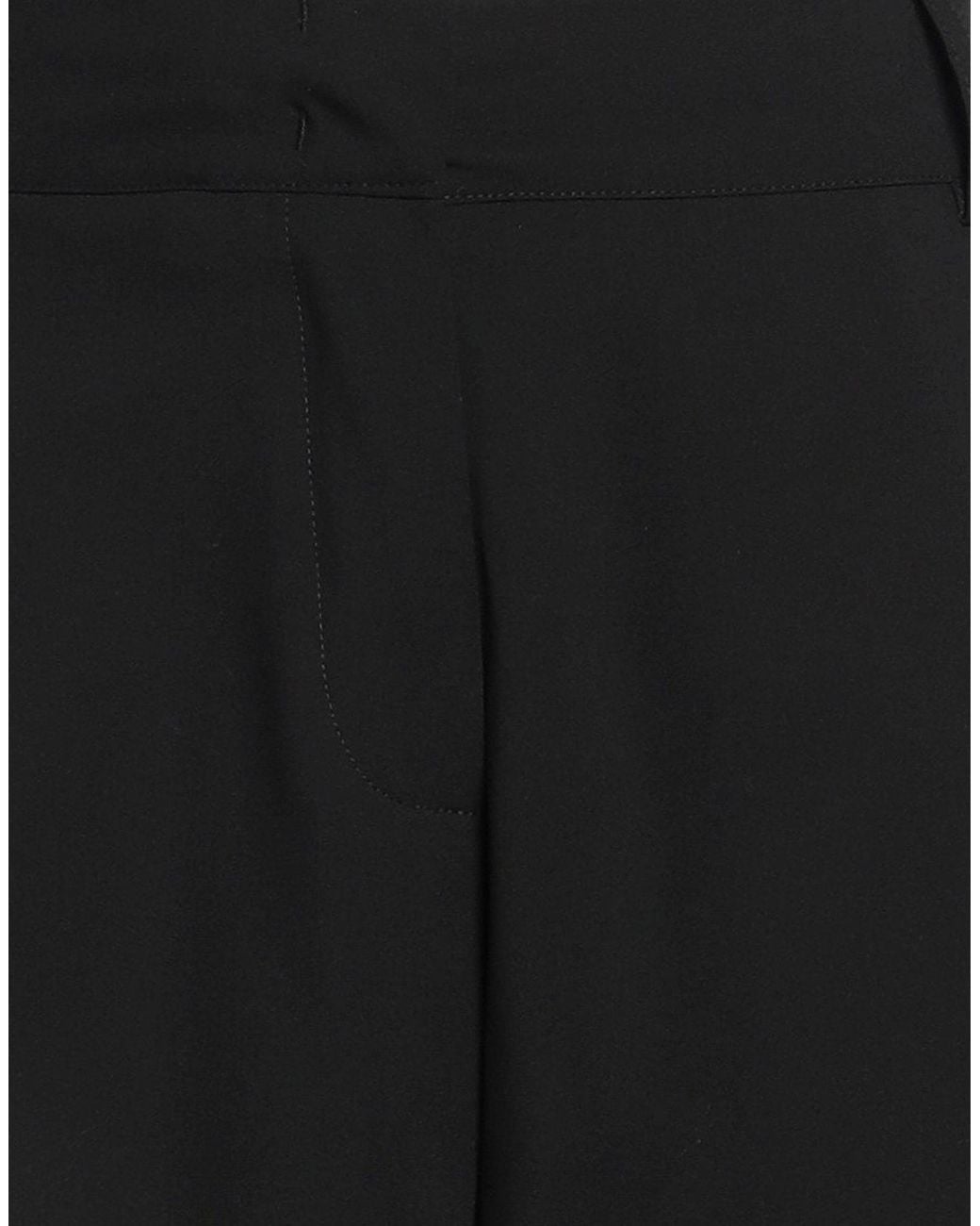 RUE DU BAC Black Pants Polyester, Viscose, Elastane