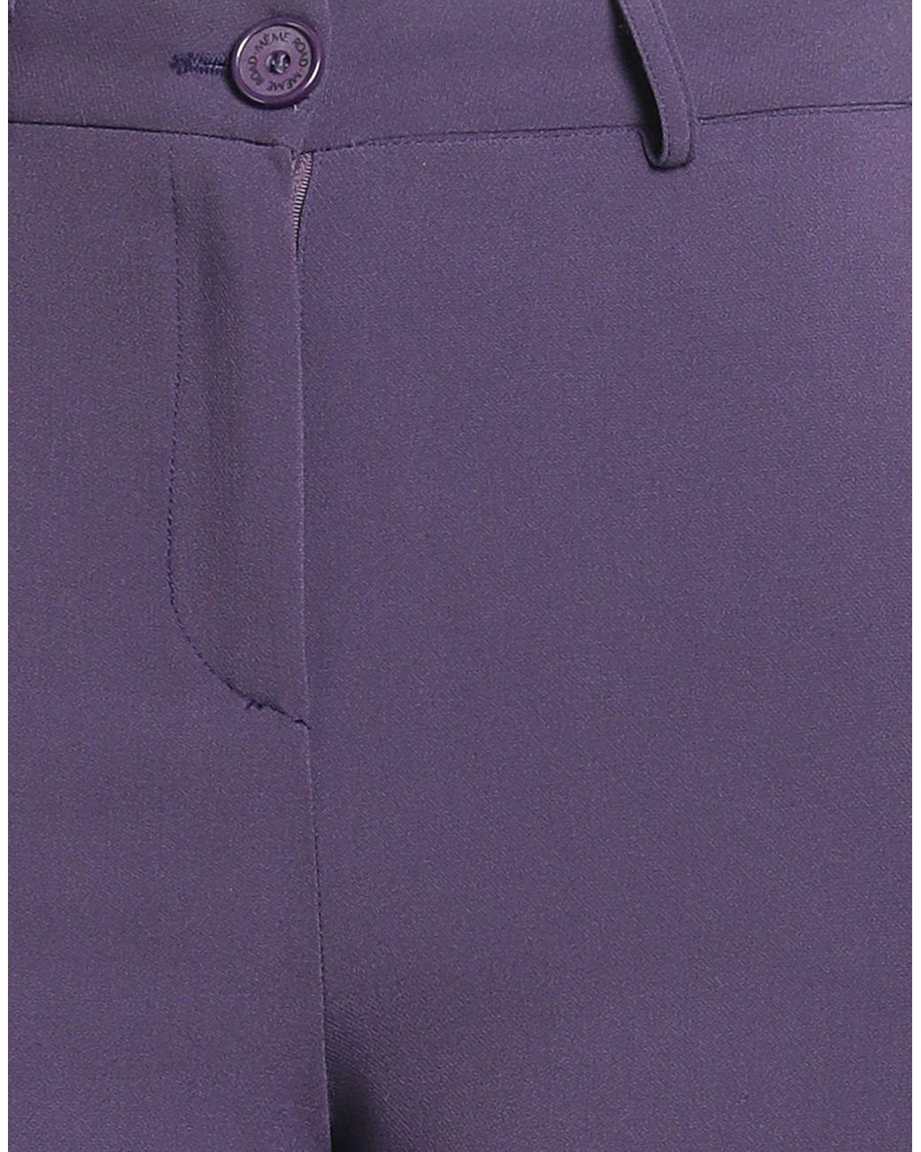 MÊME ROAD Blue Pants Polyester, Rayon, Elastane