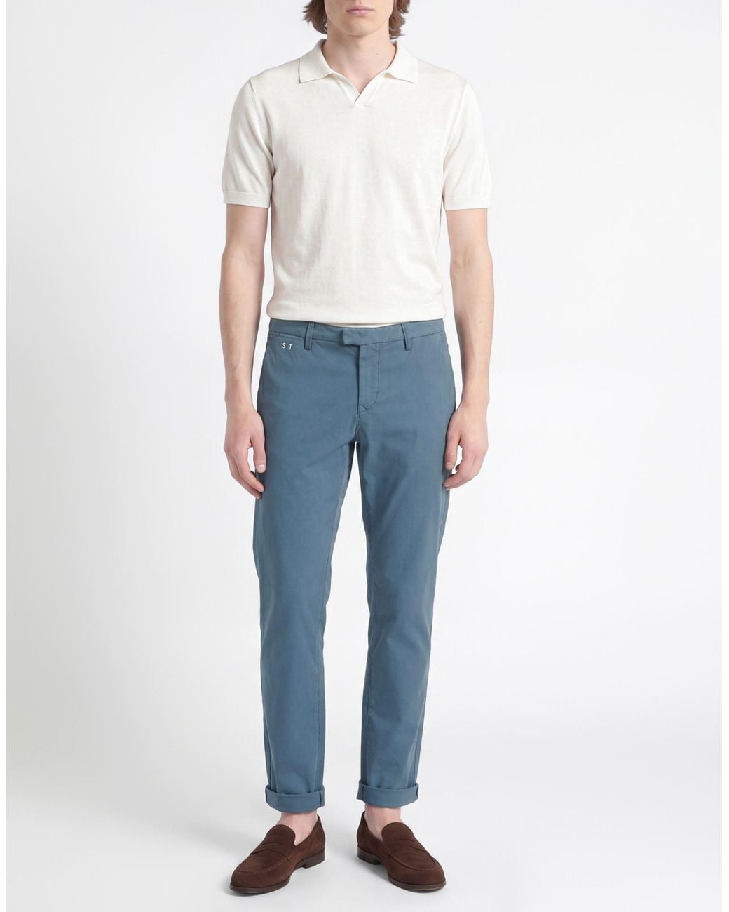 Tramarossa Blue Trouser for men